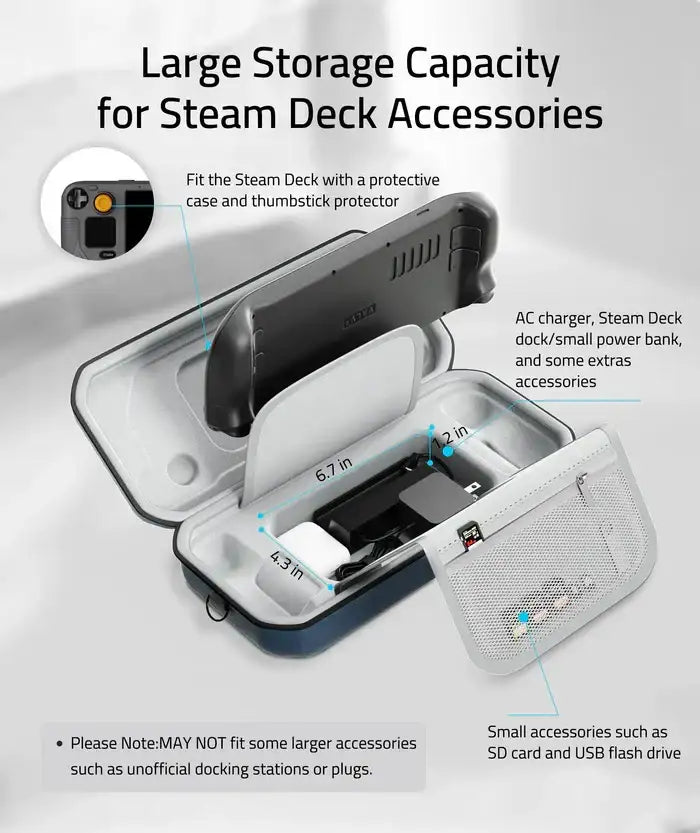 SYNTECH HARD CARRYING CASE FOR STEAM DECK - GulfStore.com