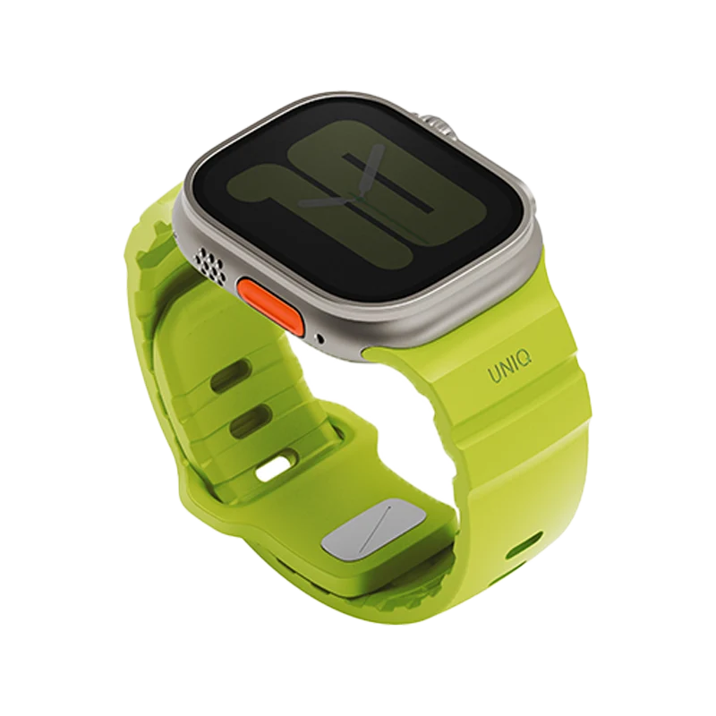UNIQ ALTON SILICON APPLE WATCH STRAP 49/46/45/44MM - LIME GREEN