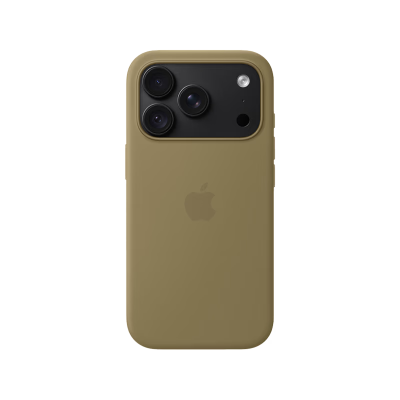Apple iPhone 18 Pro Max Silicone Case with MagSafe - Olive - GulfStore.com