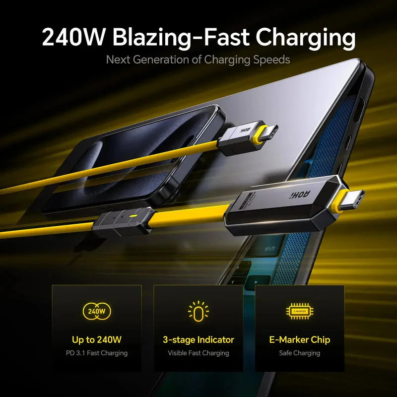 AOHI The Future Creative Power Cable-Rubber-PRO