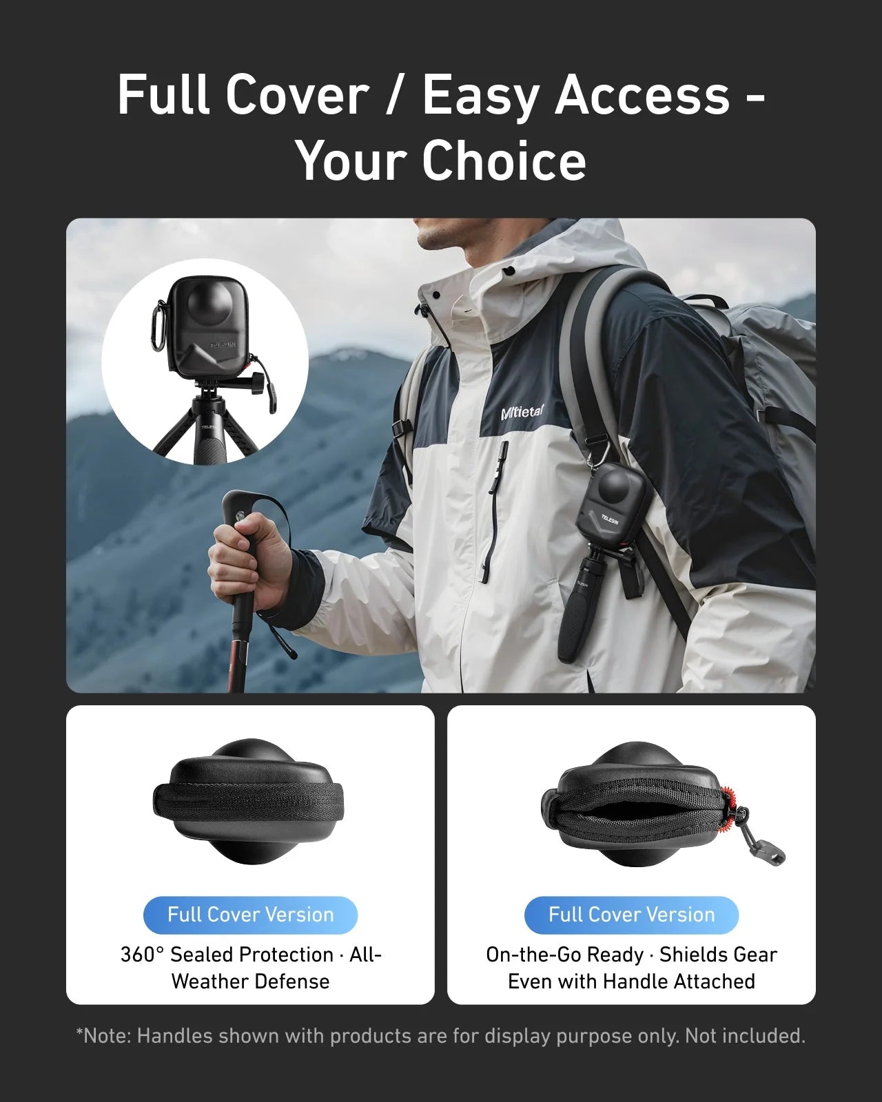 Telesin Protective bag for DJI OSMO 360--Bottom opening type