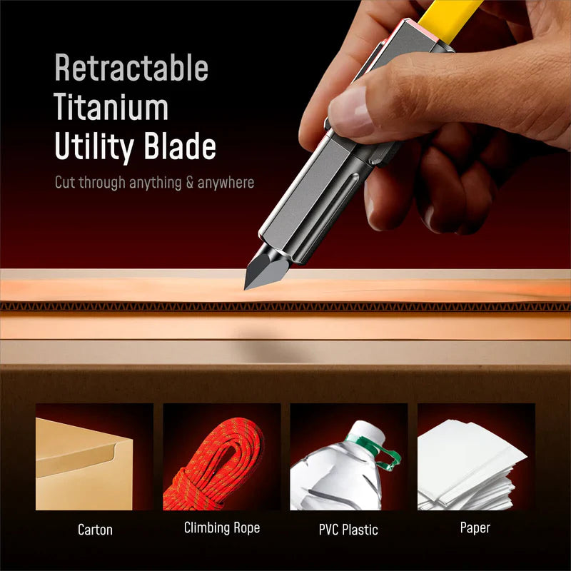 AOHI Prometheus 3-in-1 Titanium EDC Tool Cable