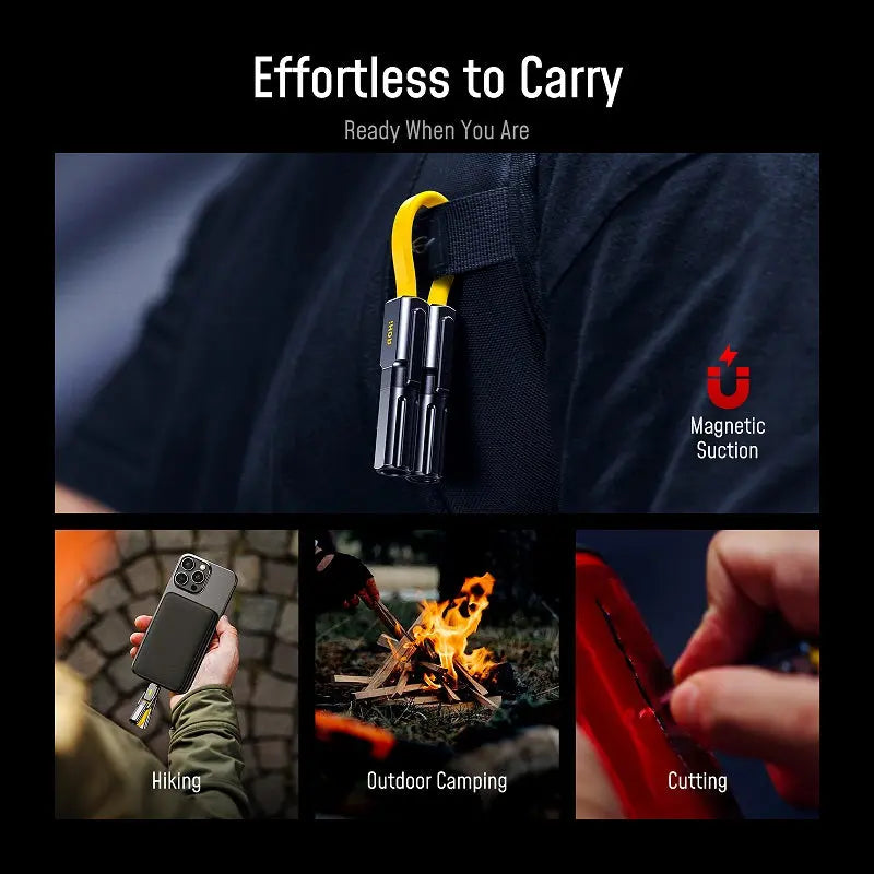 AOHI Prometheus 3-in-1 Titanium EDC Tool Cable