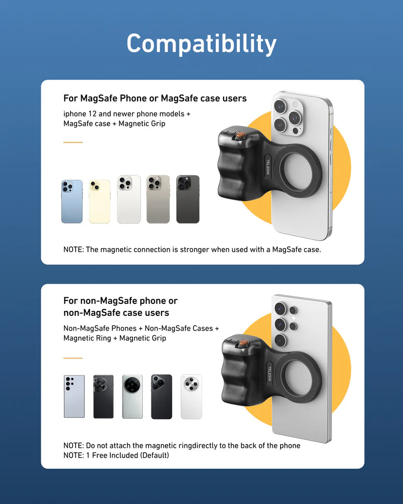 Telesin Fun Shot Magnetic Grip2 (Black)