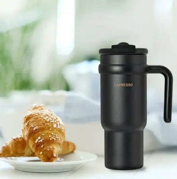 LePresso Thermo Flask Insulated Mugblack, LPCFFM0024BK - GulfStore.com