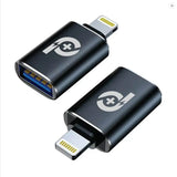 PR-OTGL2USA-BK | PowerO+ OTG USB-A to Lightning with 480Mbps Data Transmission | Black - GulfStore.com