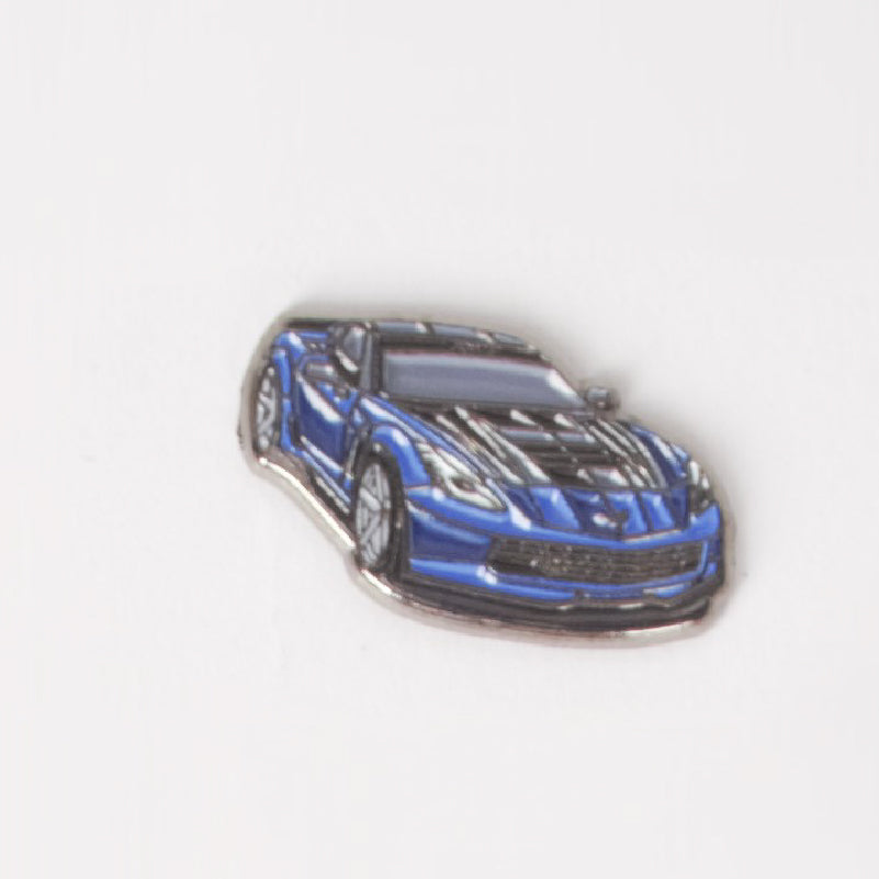 Black & Blue Corvet Sticker