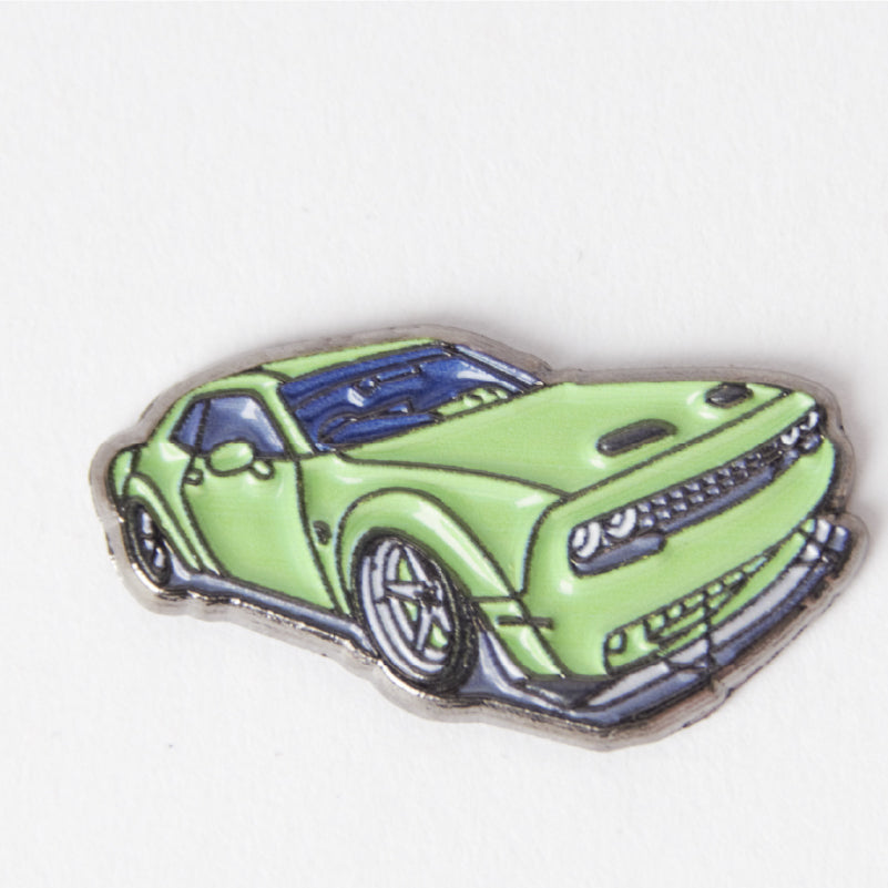 Green Challenger Sticker