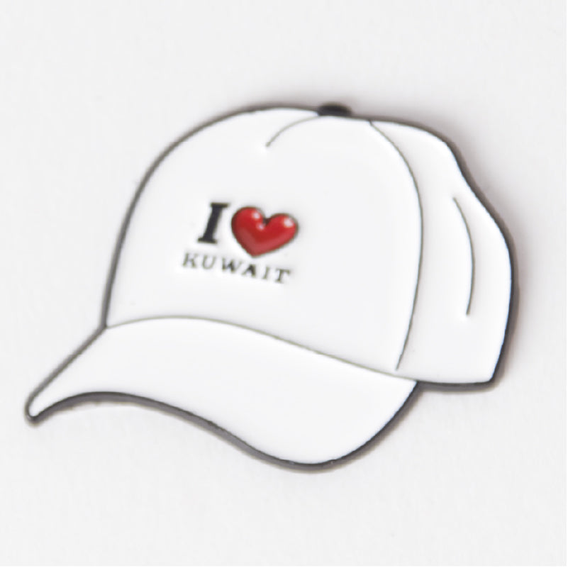 I Love Kuwait Cap Sticker