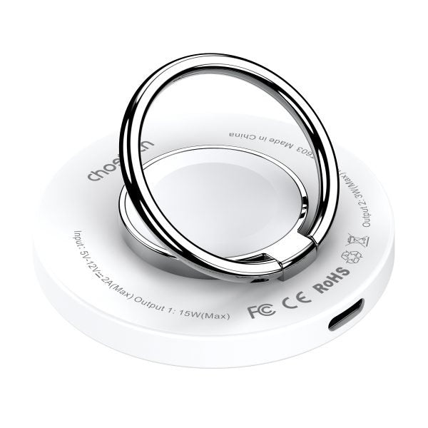 Choetech Ring Holder 3 in 1 Magnetic Suction 15W Wireless Charging T603