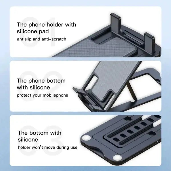 Choetech , H064 , Multi Function Stand - Grey - GulfStore.com