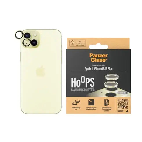 310103849 , PanzerGlass iPhone 15/15 Plus Hoops Yellow - 1193 - GulfStore.com