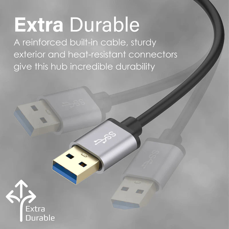 PROMATE - ezHub-7Aluminium Alloy Powered USB Hub