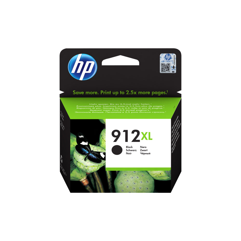 HP 912XL High Yield Original Ink Cartridge - Black