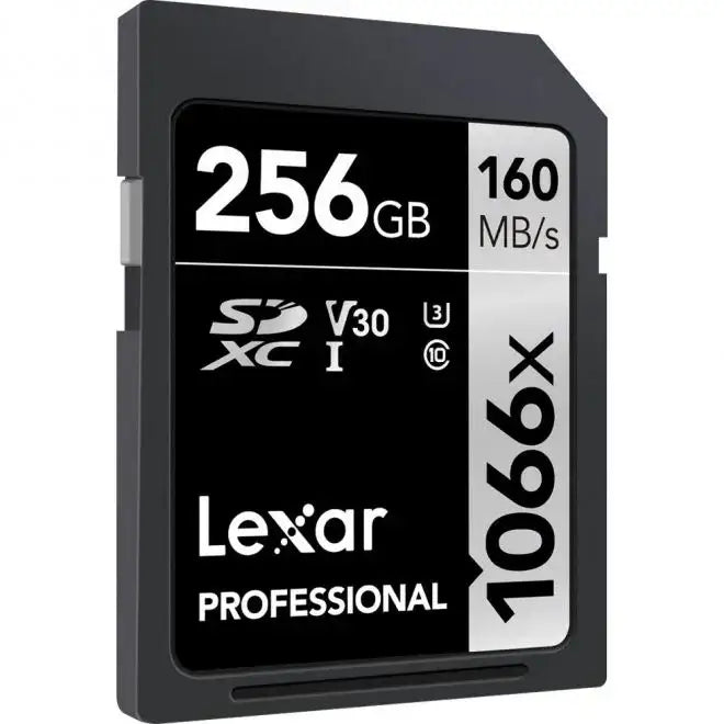 256GB Lexar® Professional SILVER PLUS microSDXC™ UHS-I cards, up to 205MB/s read 150MB/s write C10 V30 U3 - GulfStore.com