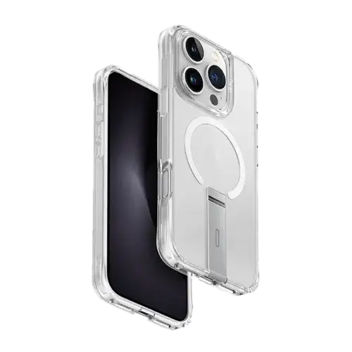 UNIQ HYBRID IPHONE 16 PRO (2024) 6.9 MAGCLICK CHARGING ELEVA WITH VERTICAL STAND - LUCENT (CLEAR) - GulfStore.com