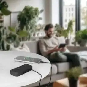 Porodo 10000mAh Power bank 58CM Retractable Type-C (PD-PBFCH060-BK) - GulfStore.com
