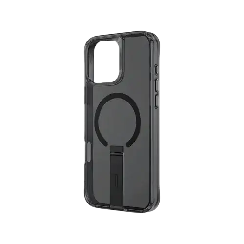 UNIQ HYBRID IPHONE 16 PRO (2024) 6.9 MAGCLICK CHARGING ELEVA WITH VERTICAL STAND - CARBON (BLACK) - GulfStore.com