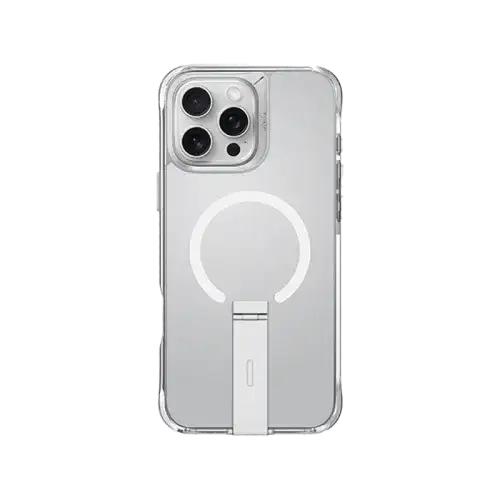 UNIQ HYBRID IPHONE 16 PRO (2024) 6.9 MAGCLICK CHARGING ELEVA WITH VERTICAL STAND - LUCENT (CLEAR) - GulfStore.com