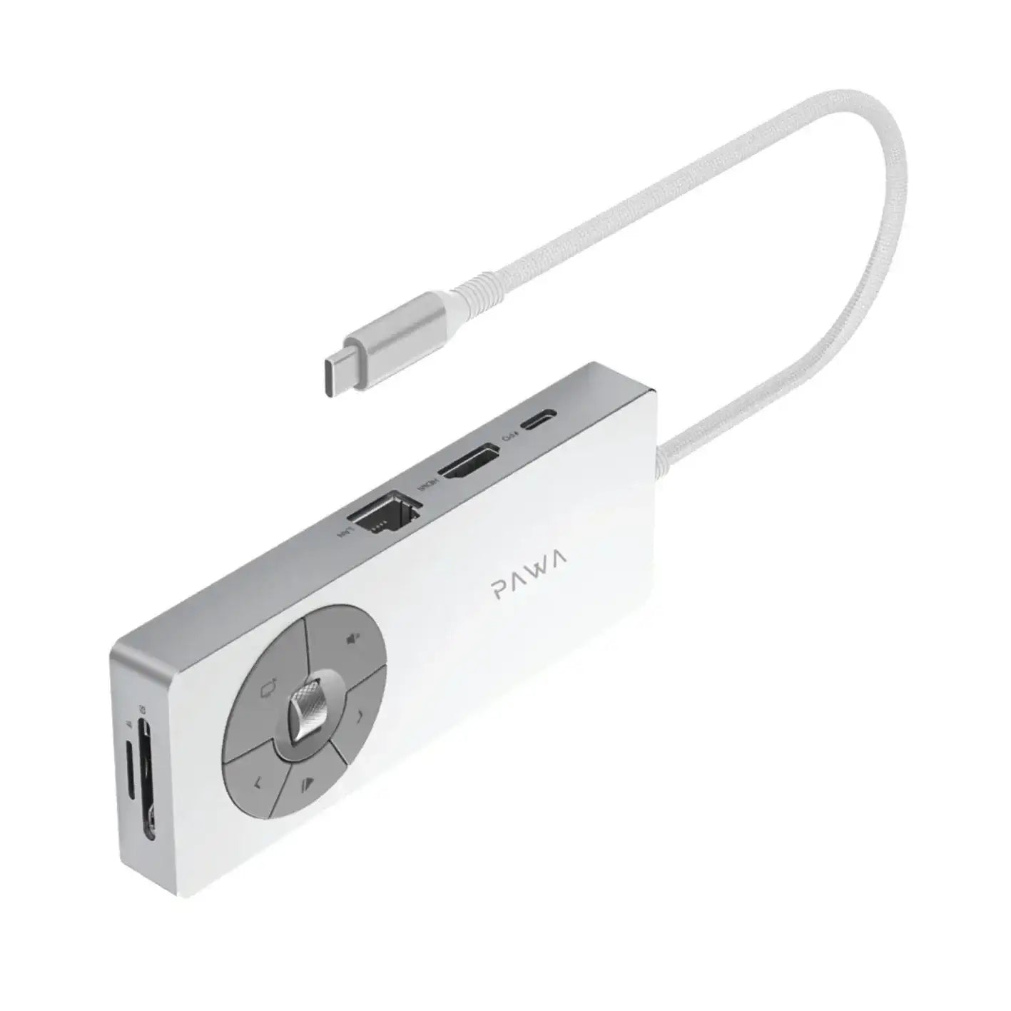 Pawa 8IN 1 Type-C Hub With Multimedia Function PD100 (PW-THUB8124) - GulfStore.com