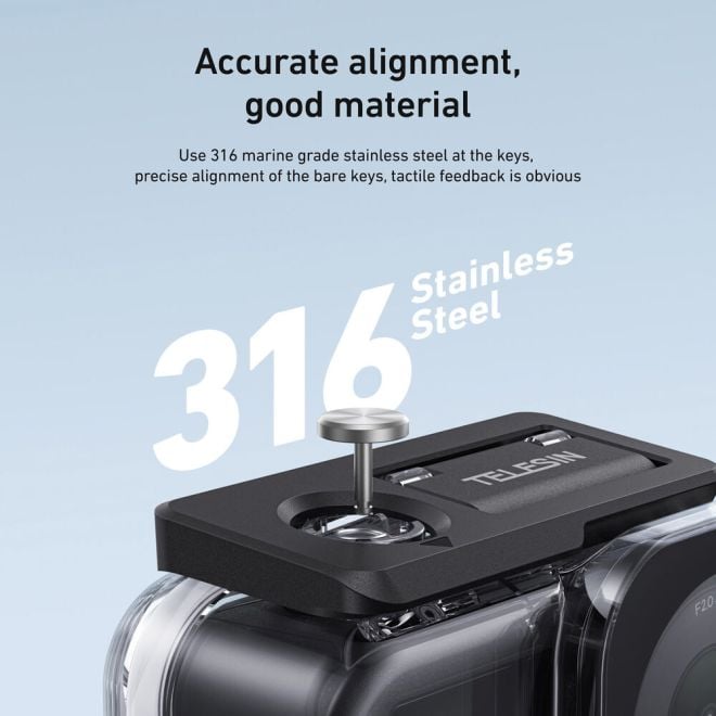 Telesin Waterproof case for DJI Osmo Action 6 - GulfStore.com