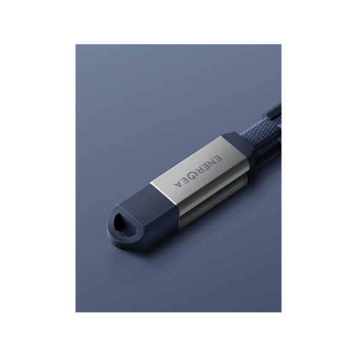 CBL-SHTHTRV-ORG120 | ENERGEA Sheath Travel | 2-In-1 USB-C To USB-C + USB-A 480 Mbps With 60W | Cable | 1.2M | Orange - GulfStore.com