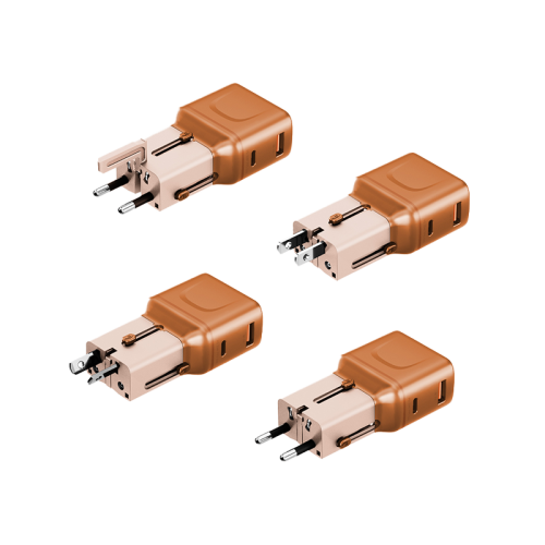 TGA-35-ORG | ENERGEA Travelgo 1-Port USB-C & 1-Port USB-A 35W Travel Adapter | Orange - GulfStore.com