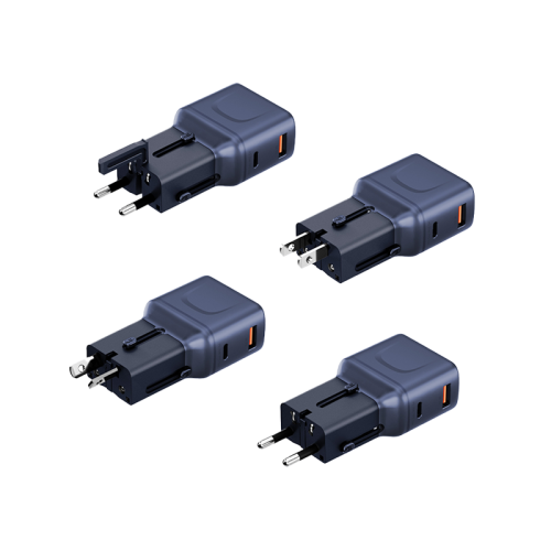 TGA-35-BLU | ENERGEA Travelgo 1-Port USB-C & 1-Port USB-A 35W Travel Adapter | Blue - GulfStore.com
