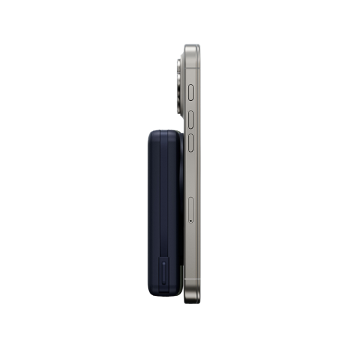 MP-PROPLUS-BLU | ENERGEA Magpac Pro Plus | Magsafe 10000Mah Power Bank Built-In USB-C Cable With Built In Stand | Blue