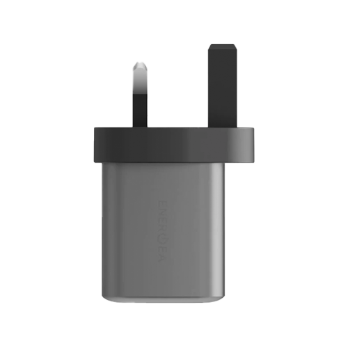 CHR-ACMINI-45UK | ENERGEA Ampcharge | Mini 45 PD/PDS/Qc3.0 Gan Wall Charger | 45W ( UK ) | Gunmetal - GulfStore.com