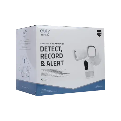 Eufy 1080P FloodLight Security Camera T84203W2 - White - GulfStore.com