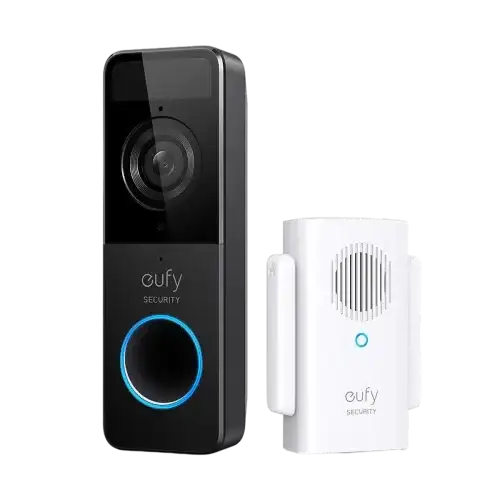 Eufy Video Doorbell 1080p (Battery-Powered) E8220311 - Black - GulfStore.com