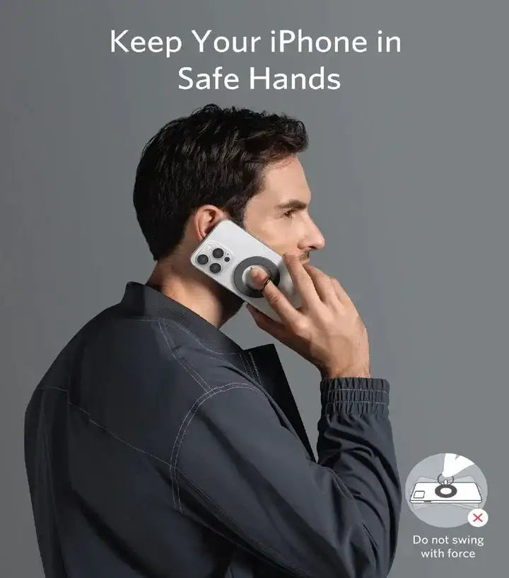 Anker Magnetic Phone Grip (MagGo) - Black - GulfStore.com