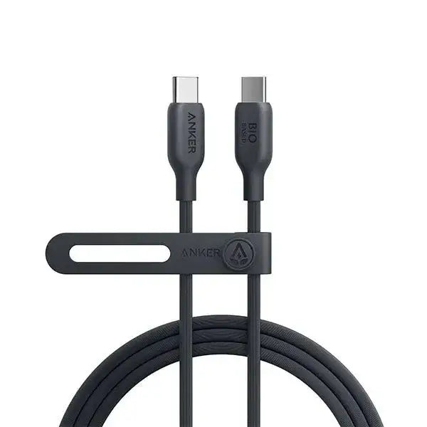 Anker USB-C to USB-C Cable 140W (Bio-Based) (1.8m/6ft) - Black - GulfStore.com