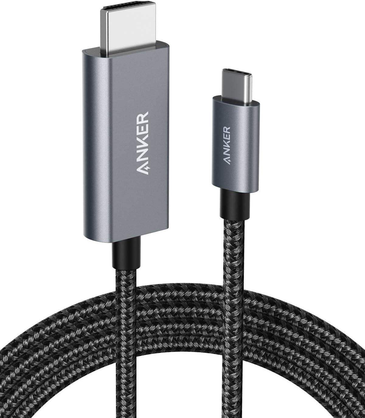 Anker 311 USB-C to HDMI 4K Nylon Cable (1.8m/6ft) -Black A8730H11 - GulfStore.com