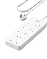 Anker 342 USB Power Strip 8 in 1 A9182K21 - White - GulfStore.com