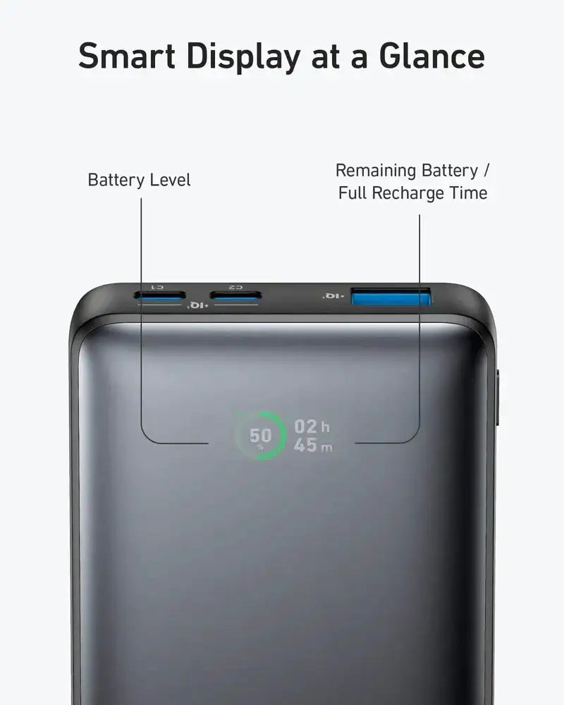 Anker 533 Power Bank (PowerCore 25W) 10000 PD -Black A1249H11 - GulfStore.com