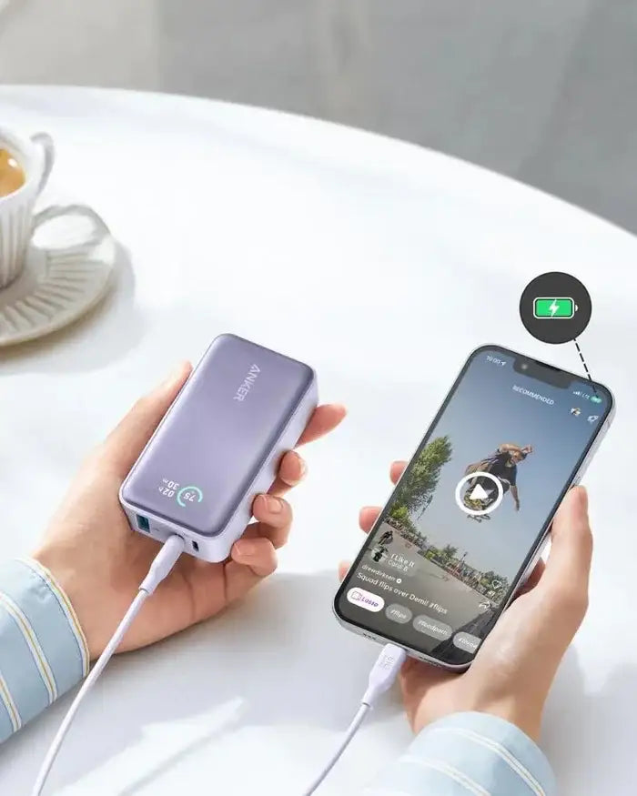 Anker 533 Power Bank (PowerCore 30W ) 10000 PD -Violet A1256HV1 - GulfStore.com