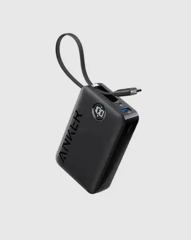 Anker 335 Power Bank (20K 22.5W PD, Built-In USB-C Cable) -Black A1647H11 - GulfStore.com