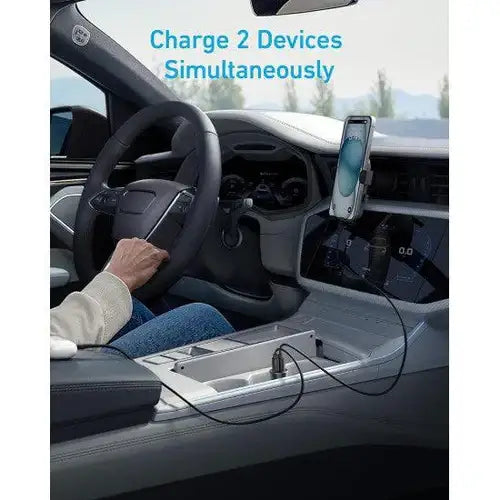 A2741H11 Anker Car Charger (30W, 2 Ports) - Black - GulfStore.com
