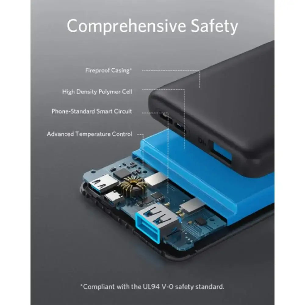 A1229H12 Anker PowerCore Slim 10000 -Black - GulfStore.com