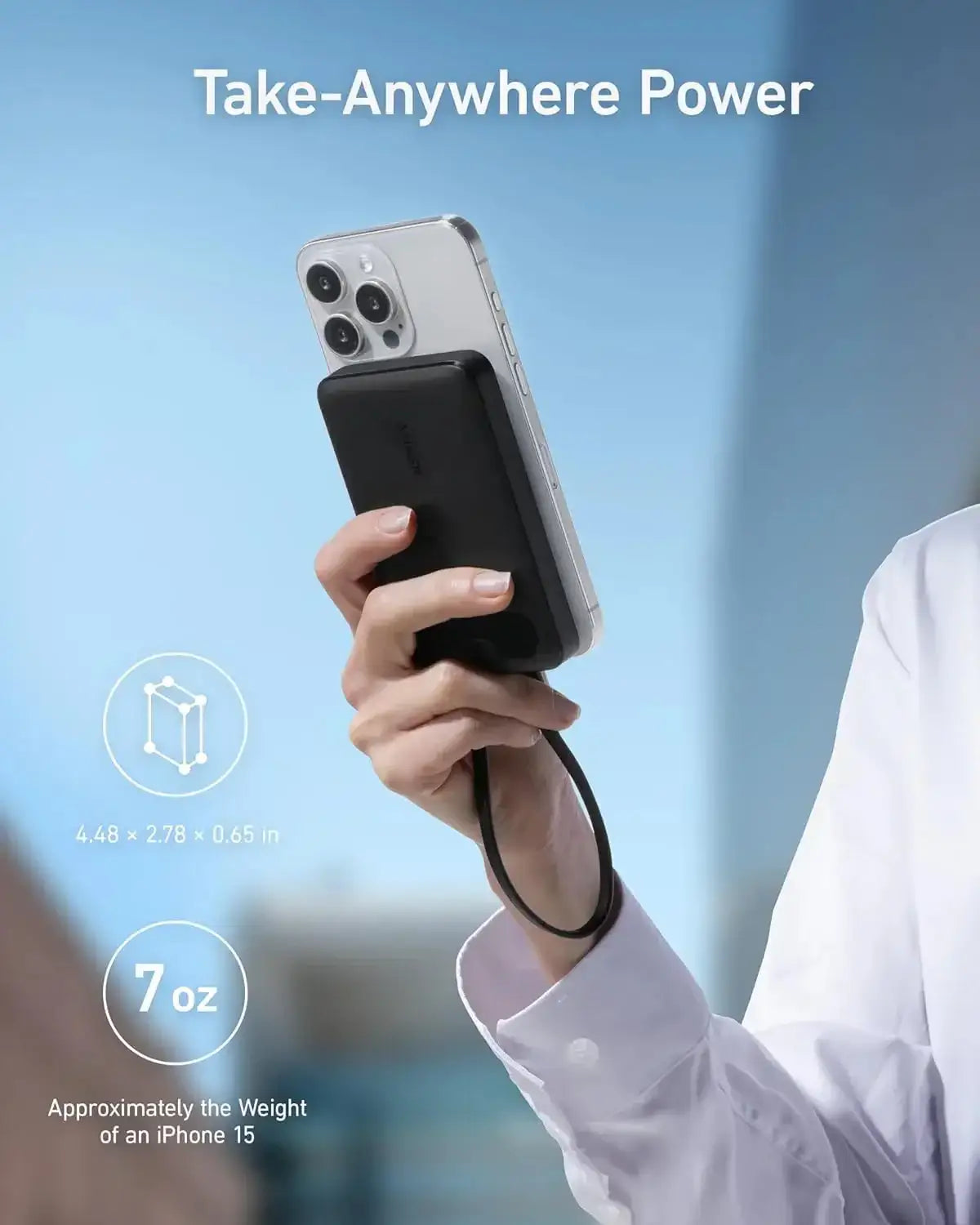 A1257H11 Anker Power Bank (10K, 22.5W) -Black - GulfStore.com