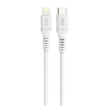 Feeltek USB-C to Lightning Cable 180 cm - TPE - White - GulfStore.com