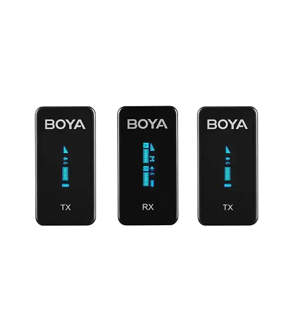 BOYA BY-XM6-S2 Mini Ultracompact 2.4GHz Dual-Channel Wireless Microphone System - GulfStore.com