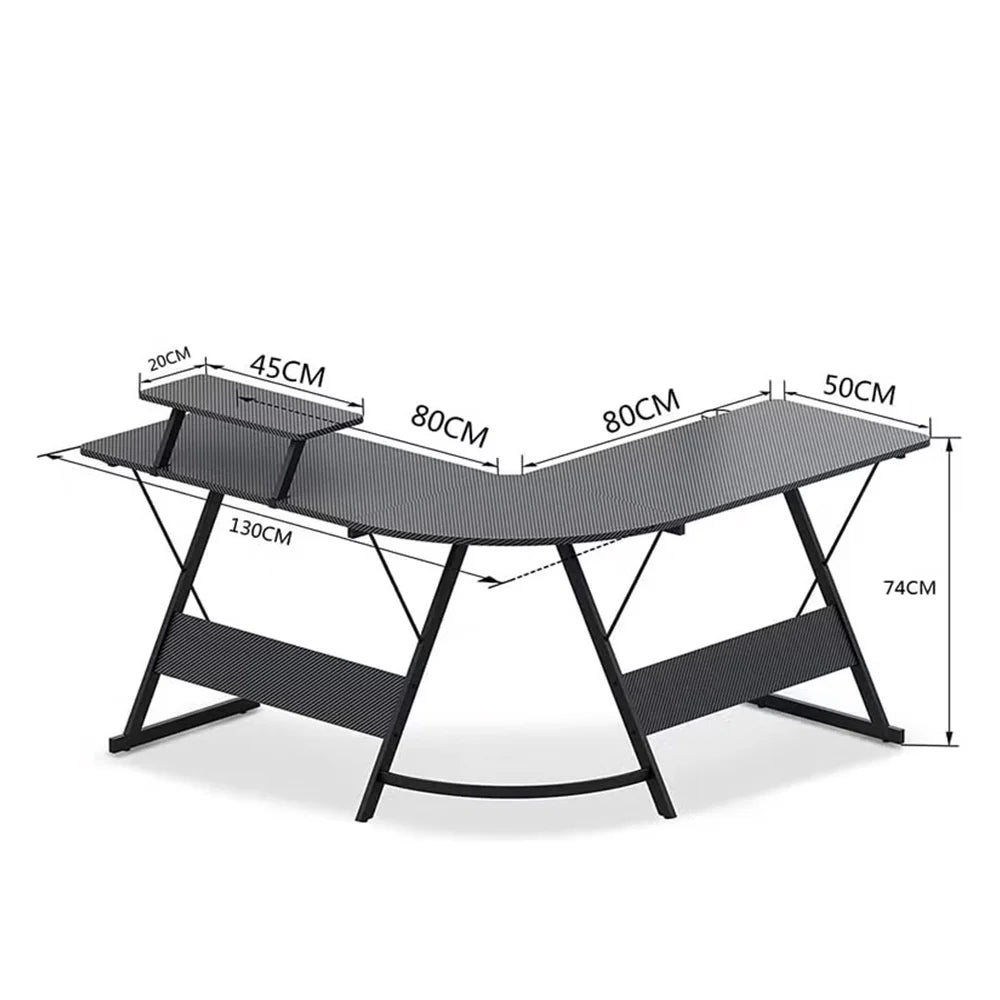 L-Shaped Gaming Desk ZJ001 (130cm*130cm*45cm)