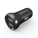 Porodo Dual Port Mini Car Charger 2.4A - Black - GulfStore.com