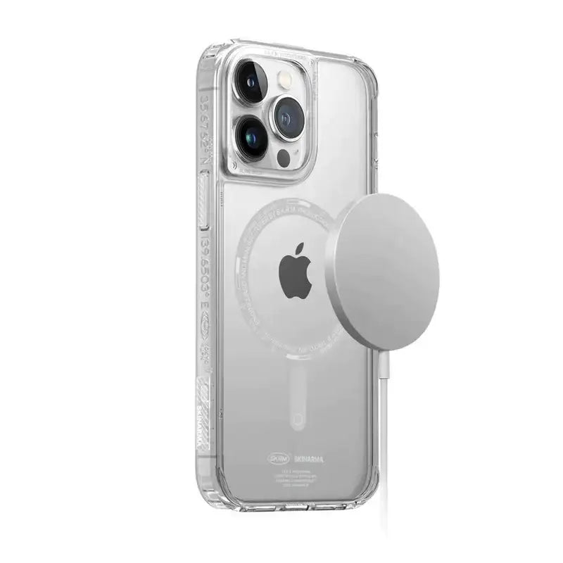 SkinArma Saido Mag-Charge Case For iPhone 14 Pro (Clear) - SK-IP14P-SDOMS-CLR - GulfStore.com