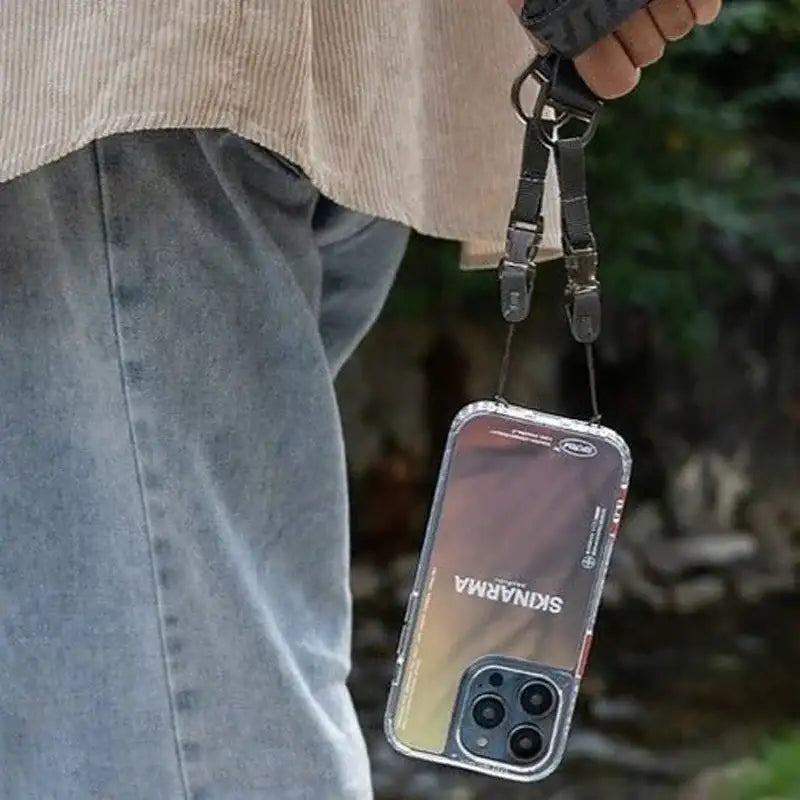 SkinArma Kiru Case With Lanyard For iPhone 14 Pro (Hologram) - SK-IP14P-KIRU-HOL - GulfStore.com