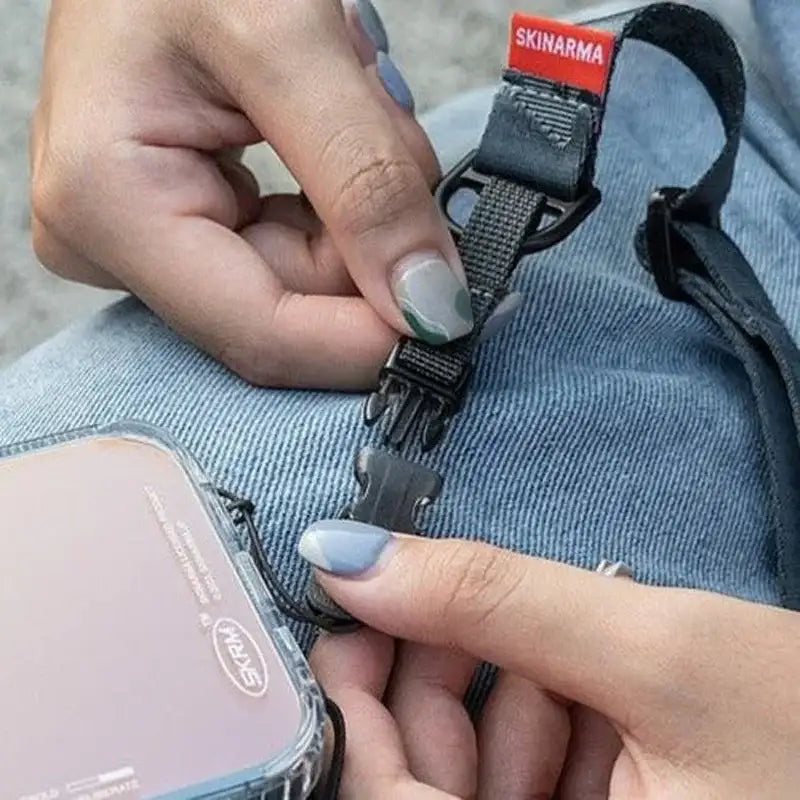 SkinArma Kiru Case With Lanyard For iPhone 14 Pro (Hologram) - SK-IP14P-KIRU-HOL - GulfStore.com