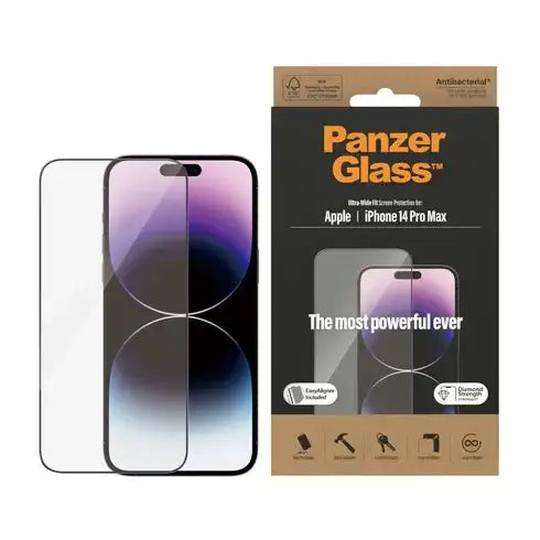 310103624 , PanzerGlass™ Screen Protector Apple iPhone 14 Pro Max | Ultra-Wide Fit w. EasyAligner - 2786 - GulfStore.com